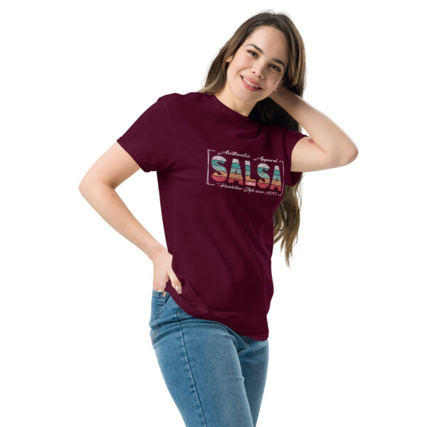 Unisex classic tee Diseño Salsa Authentic Apparel - Imagen 2