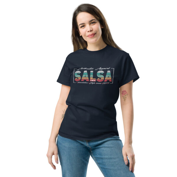 Unisex classic tee Diseño Salsa Authentic Apparel - Imagen 4